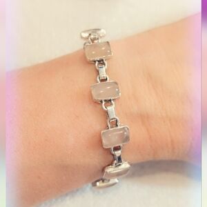 Moonstone 925 Sterling Silver Bracelet